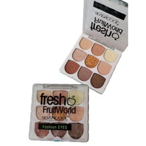 Mini paleta 9 sombras - Sevencool -Fresh Fruit World