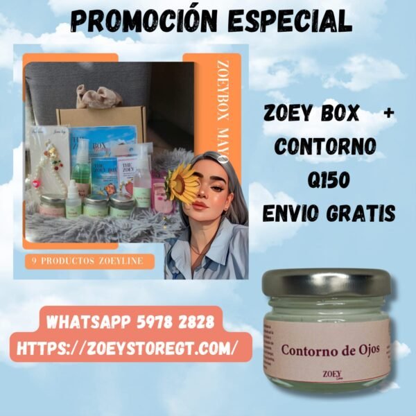 Zoey Box Marzo + Contorno de Ojos + Envio Gratis