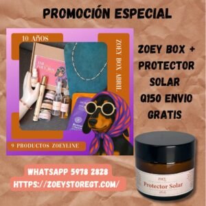 Zoey Box Abril + Protector Solar+ Envio Gratis