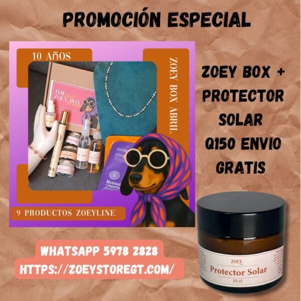Zoey Box Abril + Protector Solar+ Envio Gratis