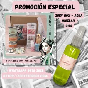 Zoey Box Julio + Agua Micelar + Envió Gratis