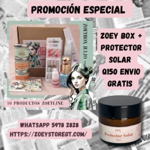 Zoey Box Julio + Protector Solar + Envió Gratis