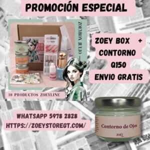 Zoey Box Julio + Contorno de ojos + Envió Gratis