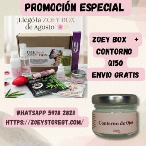 Zoey Box Agosto + Contorno de ojos + Envió Gratis