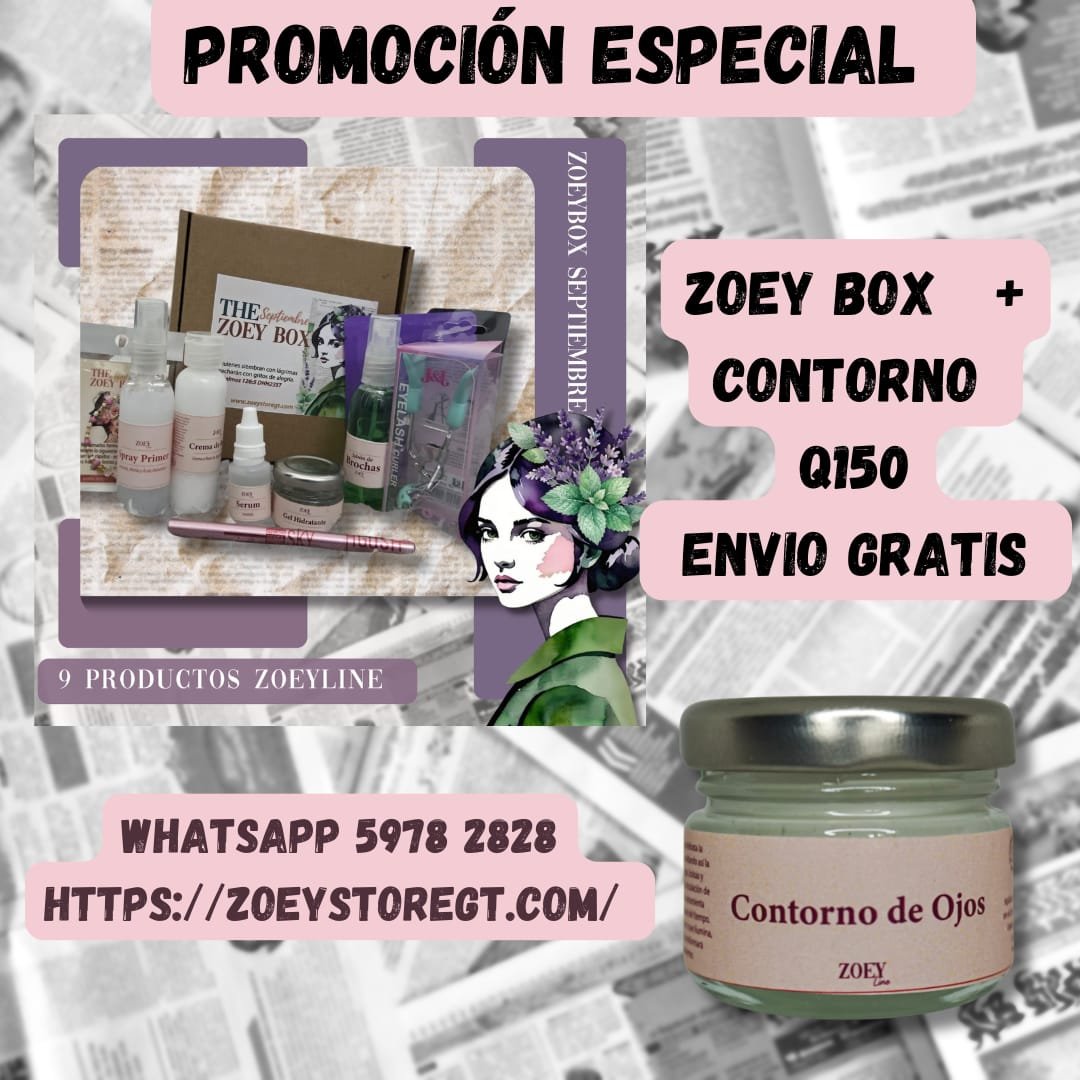 Zoey Box Septiembre + Contorno de ojos + Envió Gratis: imagen 1